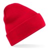 Winter hat - MOD. B45R:Classic Red, 100% polyester, One Size